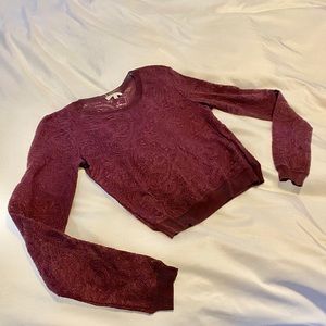 Long sleeve Wilfred crop top
